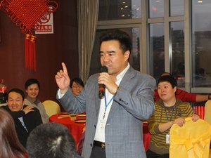 正保遠程教育董事長、CEO兼總裁朱正東先生現場致辭