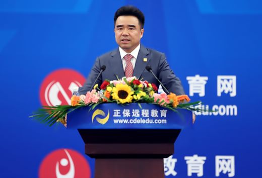 正保遠程教育董事長、CEO、總裁朱正東先生講話