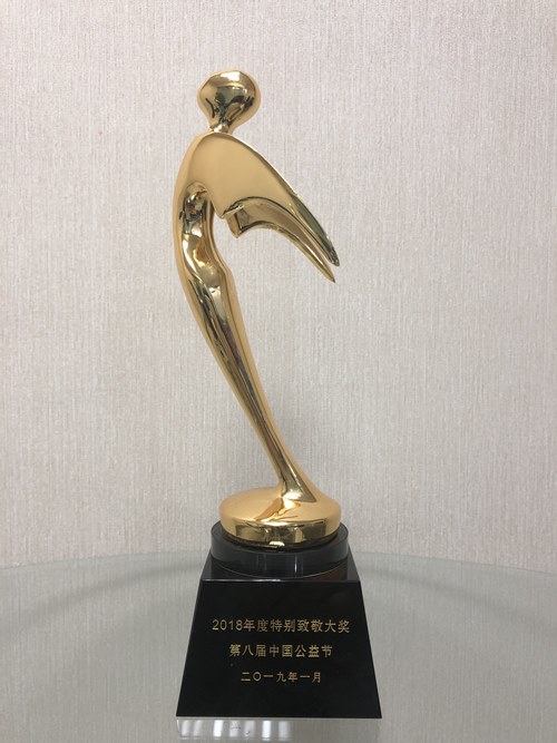 正保遠程教育榮獲第八屆中國公益節“2018年度特別致敬獎”